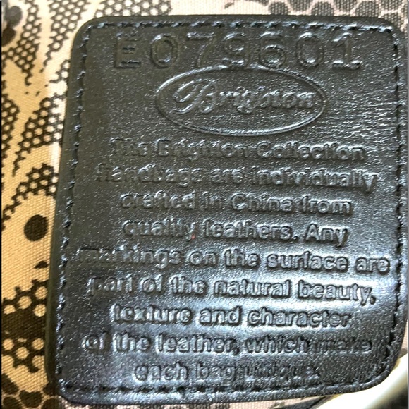 Brighton Two-tone Leather Shoulder Bag - Picture 12 of 12